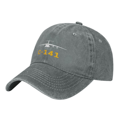 C-141 Printed unisex baseball cap adjustable cap outdoor sunshade trucker hat