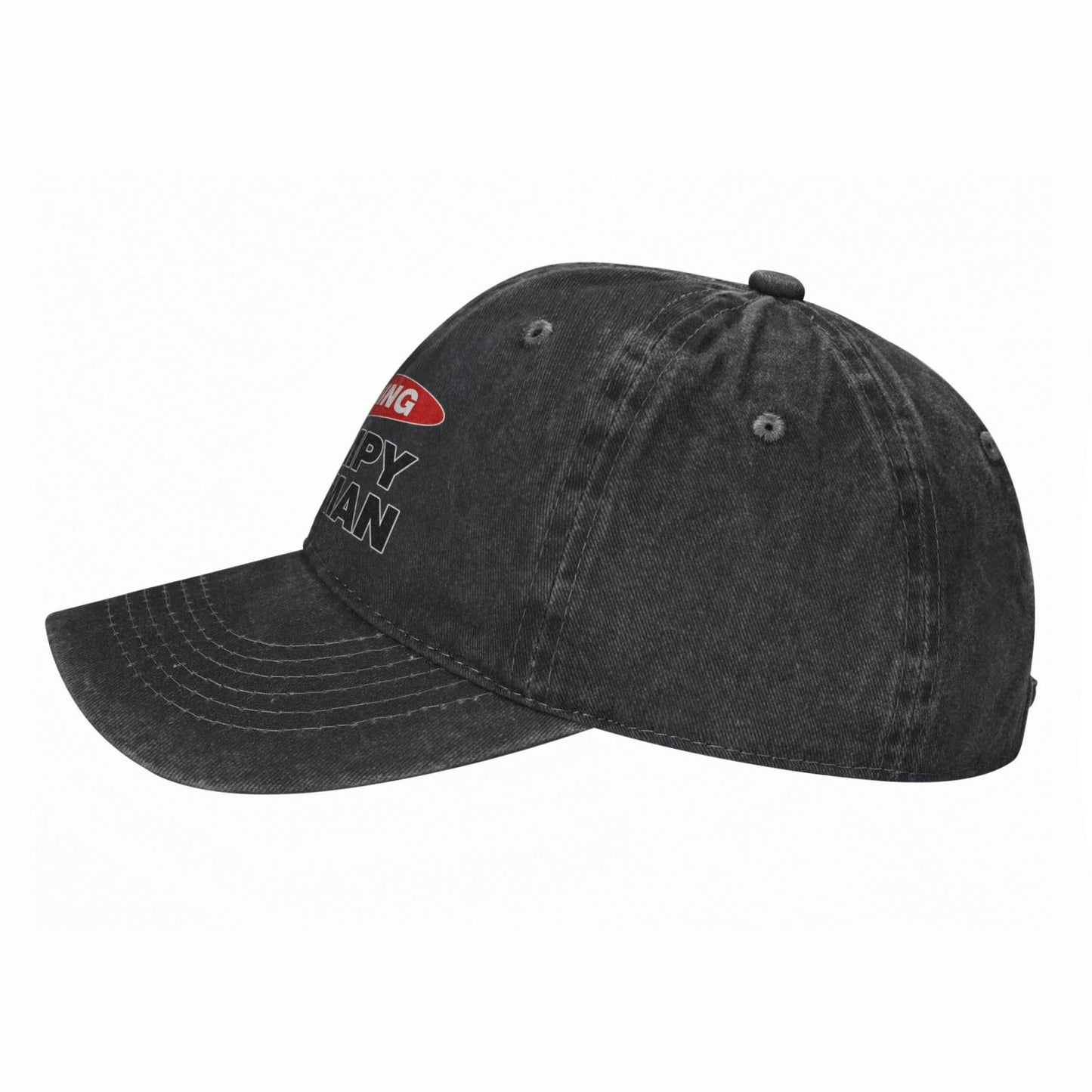 Warning Grumpy Old Man Printed unisex baseball cap adjustable cap outdoor sun hats trucker hat