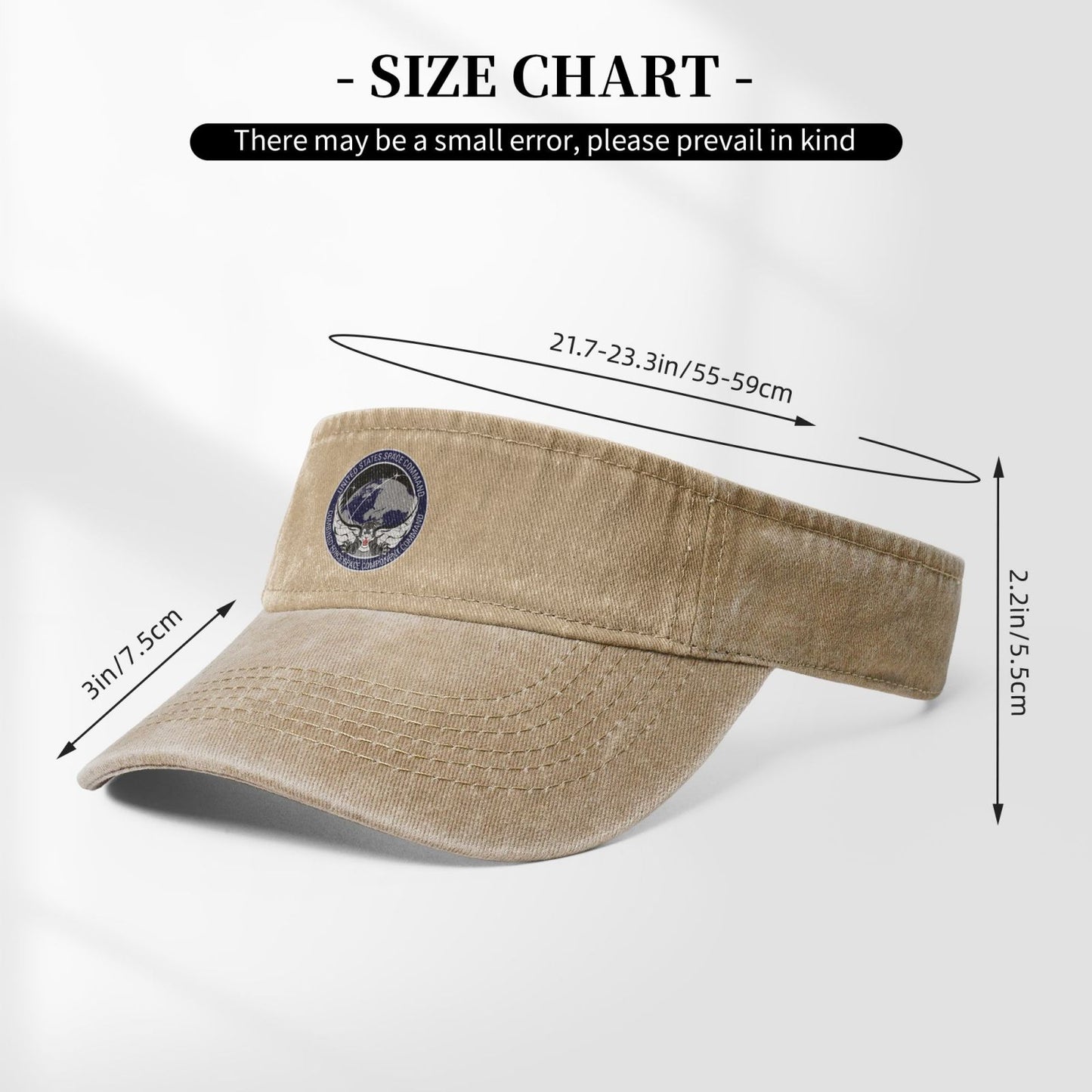 Seal Of The Combined Force Space Component Command Printing adjustable Empty Top Baseball Sun Cap unisex outdoor sport hat veterans gift