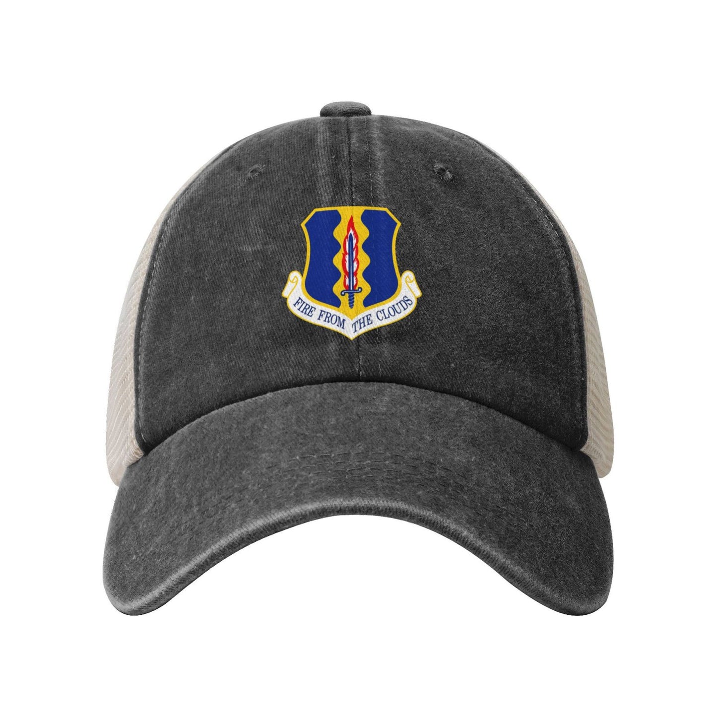 33d Fighter Wing Printed unisex baseball cap adjustable grid baseball cap veteran gift