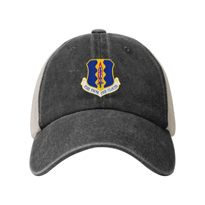 33d Fighter Wing Printed unisex baseball cap adjustable grid baseball cap veteran gift