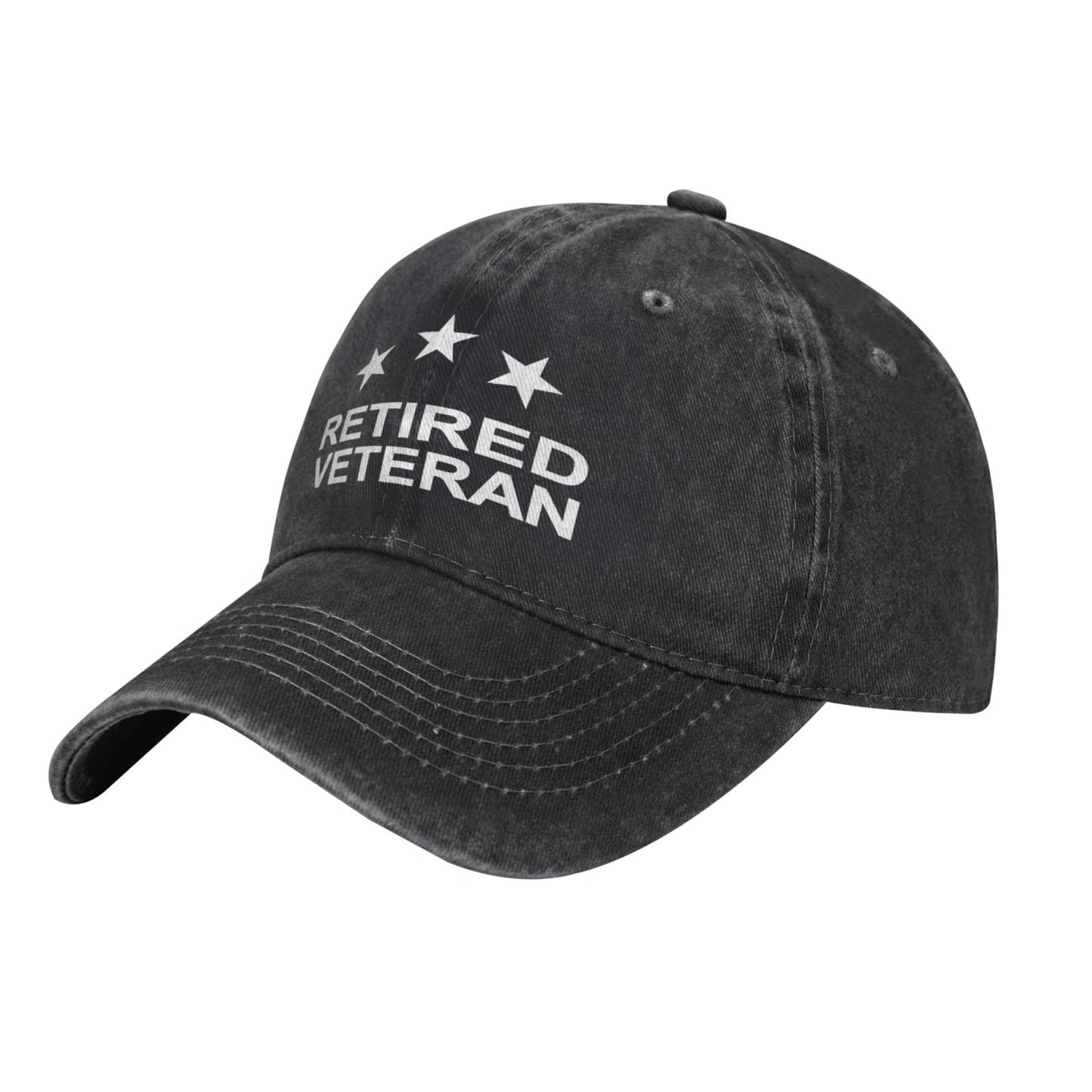 Retired Veteran Printed unisex baseball cap adjustable cap outdoor sun hats trucker hat