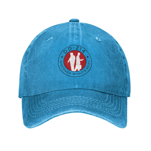 DD-214 DISCOVER WHAT'S NEXT Printed unisex baseball cap adjustable cap outdoor sunshade trucker hat