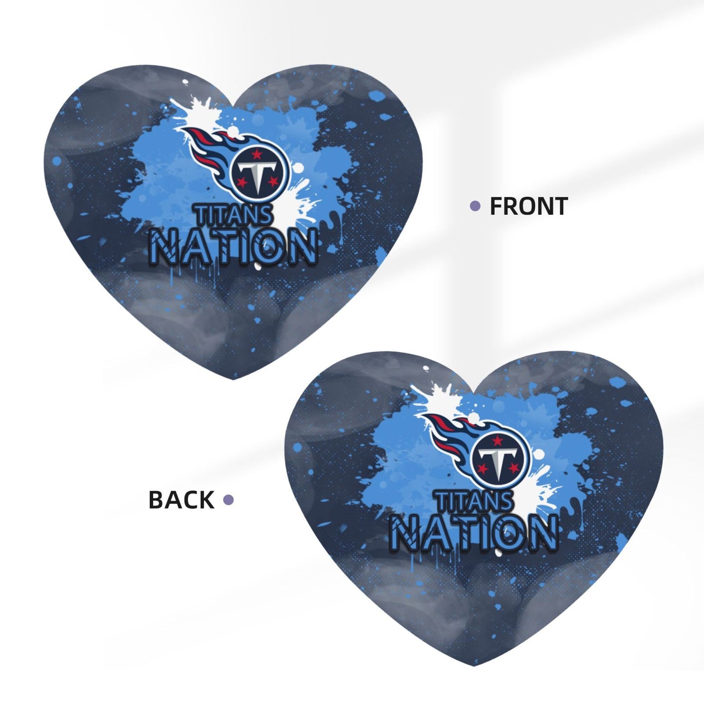 4-pcs Tennessee Titans Car Air Fresheners Cards Set car aromatherapy tablets