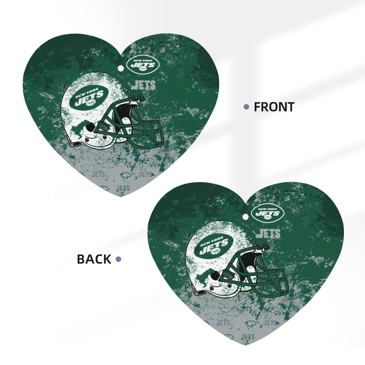 4-pcs New York Jets Car Air Fresheners Cards Set car aromatherapy tablets