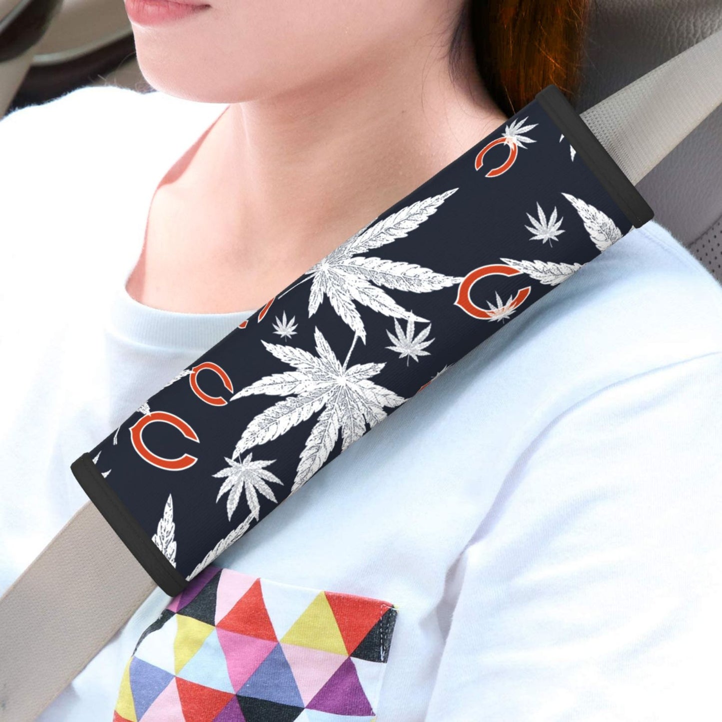 Chicago Bears Car seat belt protection cover Adult seat belt protection cover