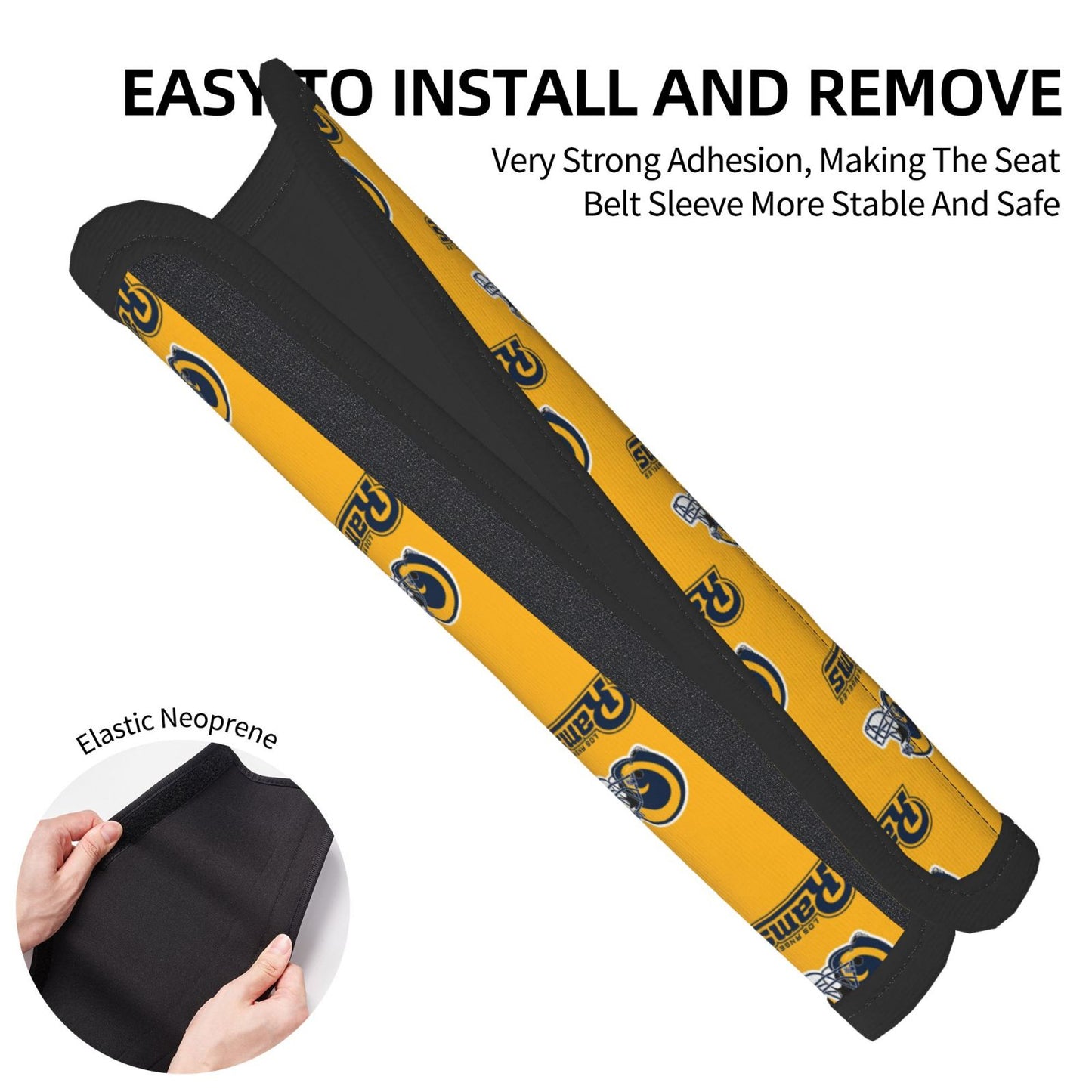 Los Angeles Rams Car seat belt shoulder strap adult seat belt protective cover
