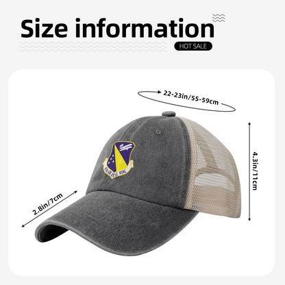 88th Air Base Wing Printed unisex baseball cap adjustable grid baseball cap veteran gift