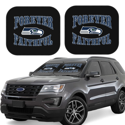 Seattle Seahawks Car front windshield sunshade UV resistant sunshade foldable