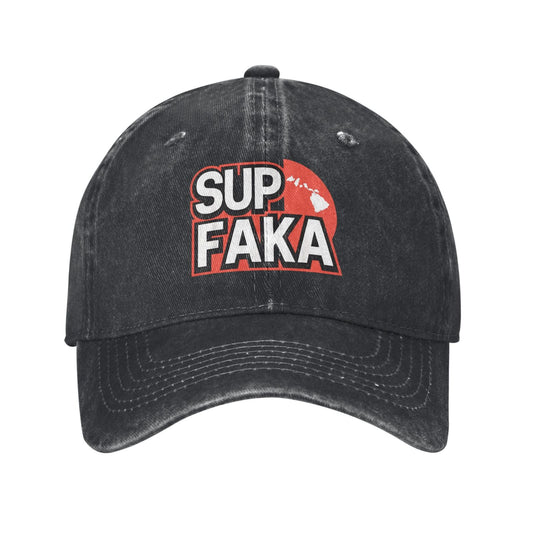 SUP FAKA Prints Printed unisex baseball cap adjustable cap outdoor sun hats trucker hat
