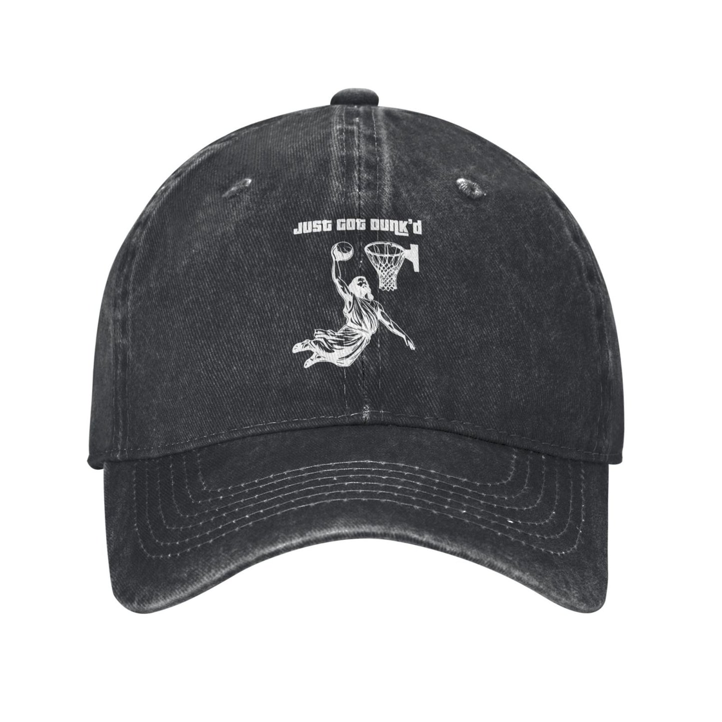 Just Got Dunk'd Printed unisex baseball cap adjustable cap outdoor sun hats trucker hat