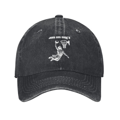 Just Got Dunk'd Printed unisex baseball cap adjustable cap outdoor sun hats trucker hat