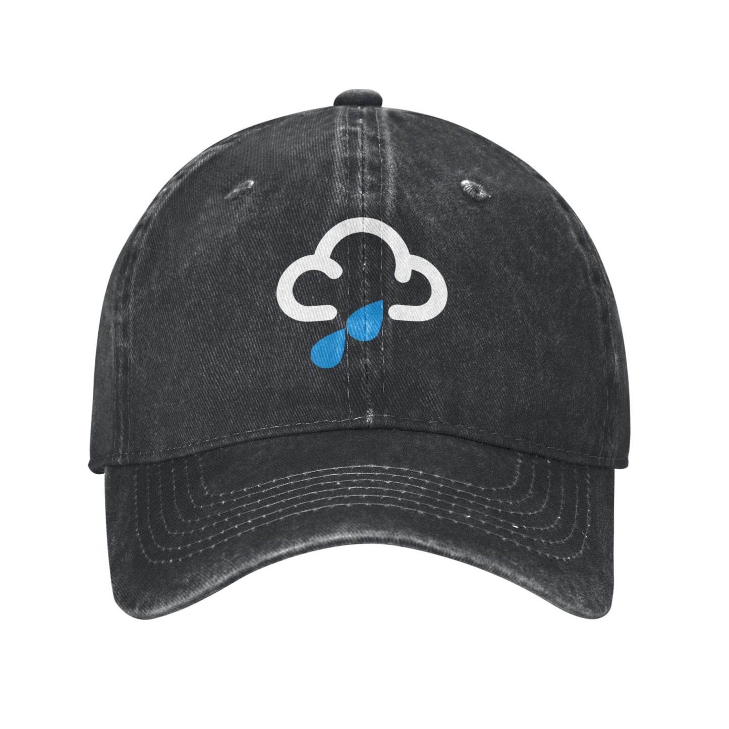 Weather Symbol Rain Printed unisex baseball cap adjustable cap outdoor sun hats trucker hat