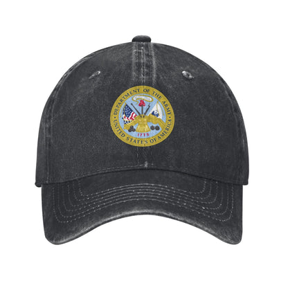 United States Department Of The Army Seal Printing unisex baseball cap adjustable cap veteran gift