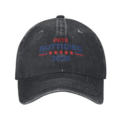 Pete Buttigieg 2028(3) Printed unisex baseball cap adjustable cap outdoor sun hats trucker hat