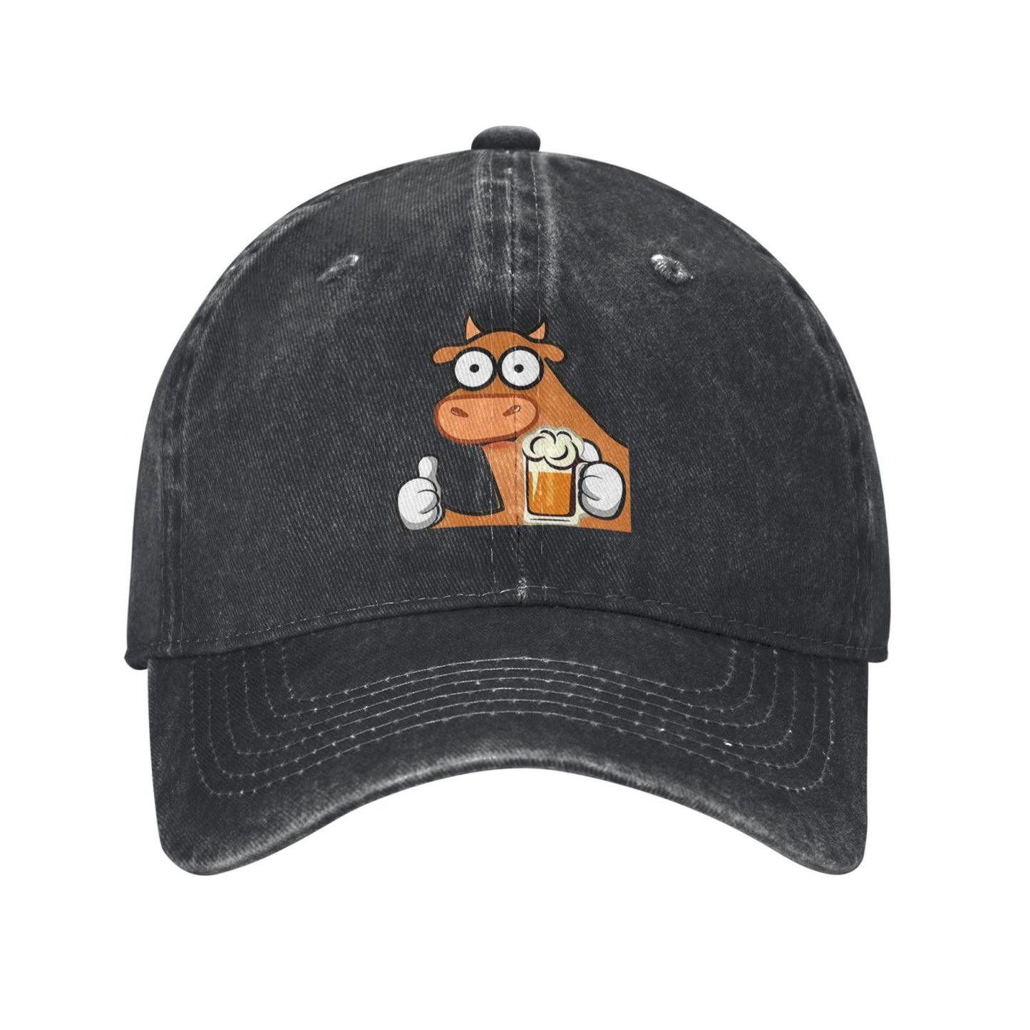 Cattle Printed Printed unisex baseball cap adjustable cap outdoor trucker hat veterans Gifts