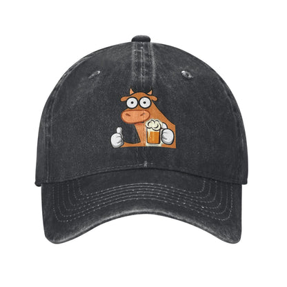 Cattle Printed Printed unisex baseball cap adjustable cap outdoor trucker hat veterans Gifts