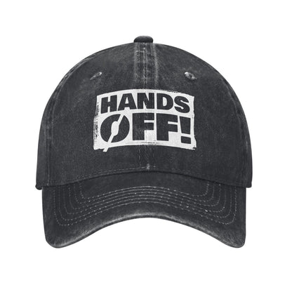 HANDS OFF Printed unisex baseball cap adjustable cap outdoor sun hats trucker hat