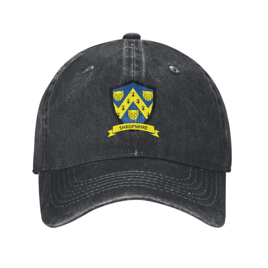 Shropshire County Printed unisex baseball cap adjustable cap outdoor sun hats trucker hat