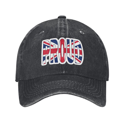 Flag Of The United Kingdom Printed unisex baseball cap adjustable cap outdoor sun hats trucker hat