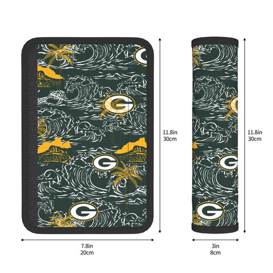Green Bay Packers Car seat belt shoulder strap UNISEX seat belt protective cover Green