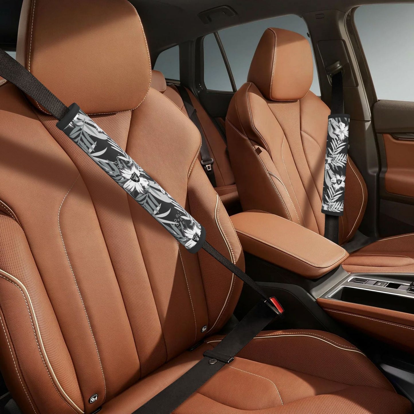 Las Vegas Raiders Car seat belt protection cover Adult seat belt protection cover