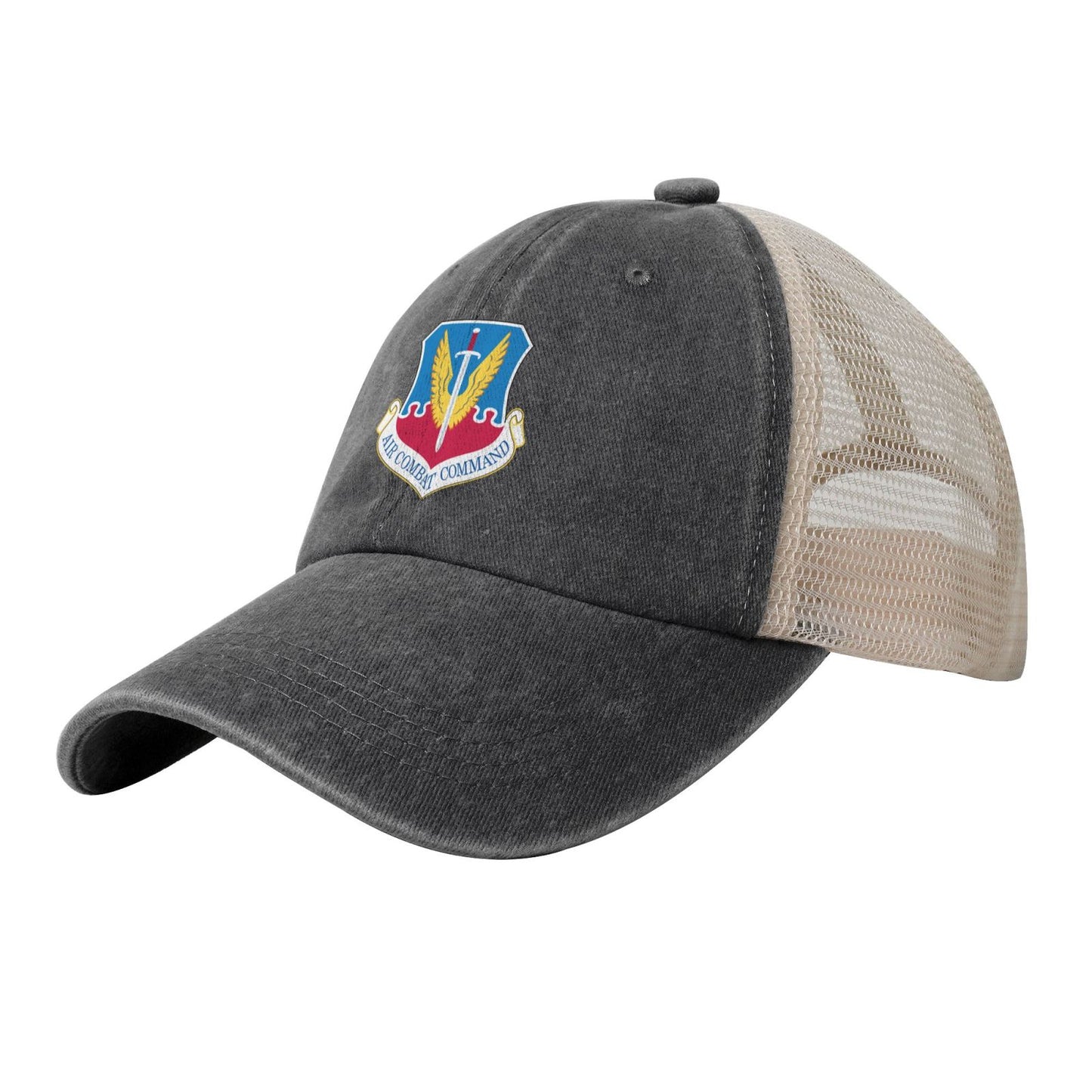 ACC Shield Printed unisex baseball cap adjustable grid baseball cap veteran gift