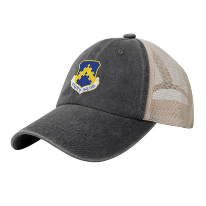 8th Fighter Wing Printed unisex baseball cap adjustable grid baseball cap veteran gift