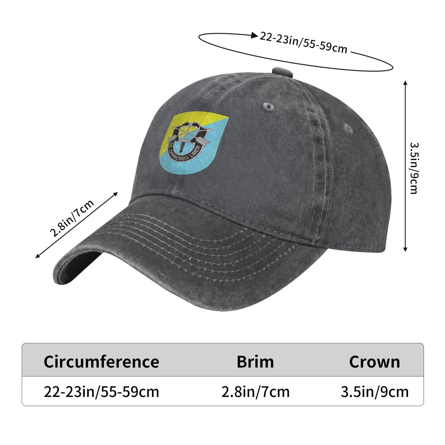 8TH Special Forces Group Printed unisex baseball cap outdoor hats adjustable cap trucker gift hat