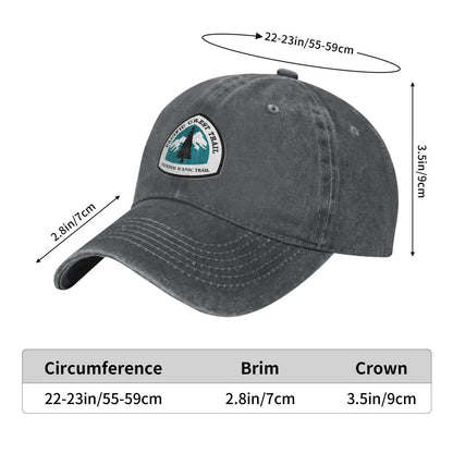 Pacific Crest Trail National Scenic Printed unisex baseball cap outdoor hats adjustable cap trucker gift hat