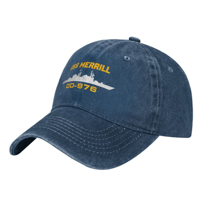 USS Merrill (DD-976) Printed unisex baseball cap adjustable cap veteran gift