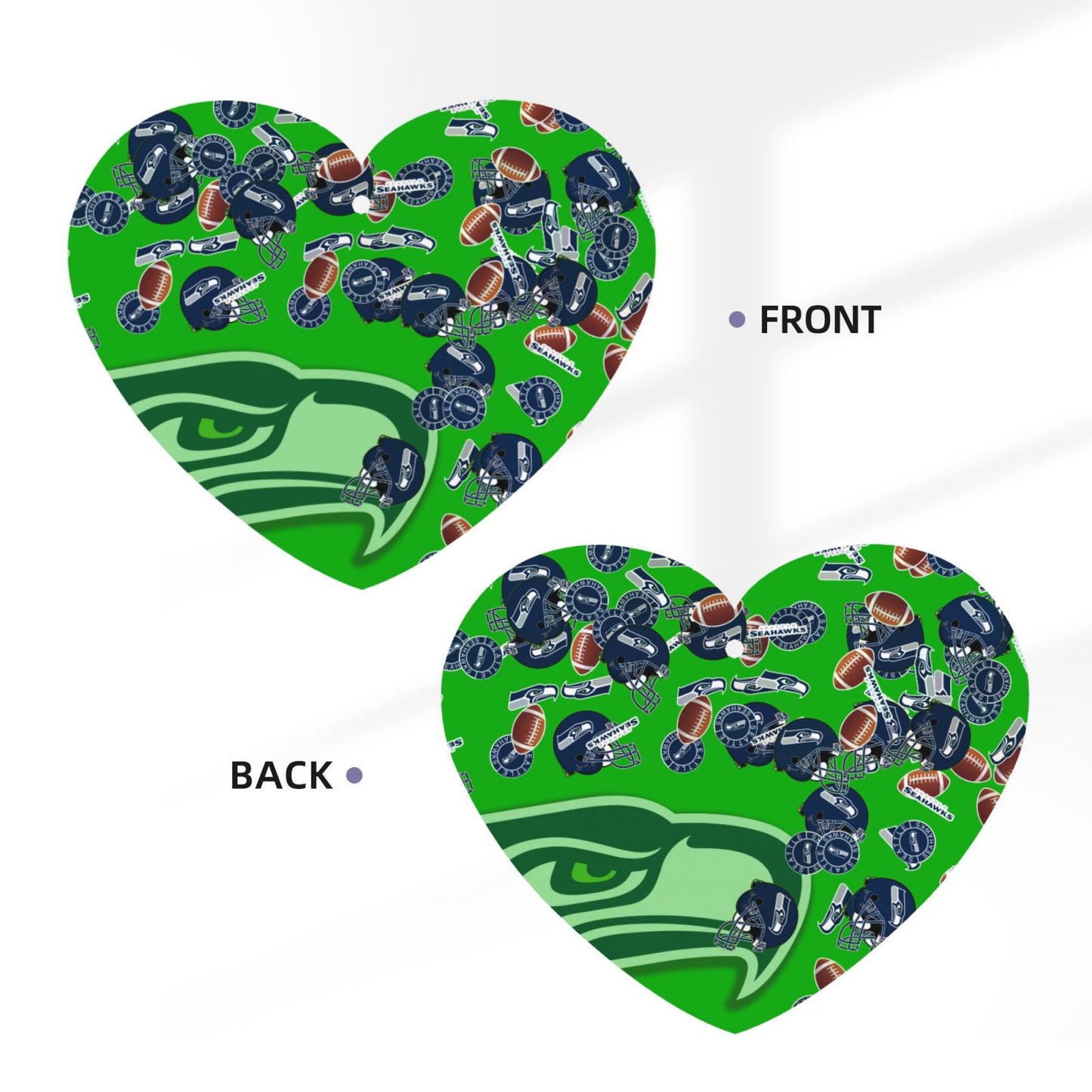 4-pcs Seattle Seahawks Car Air Fresheners Cards Set car aromatherapy tablets