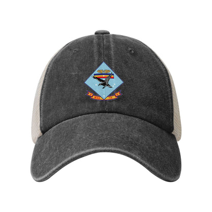 MAG 14 Insignia Printed unisex baseball cap adjustable grid baseball cap veteran gift