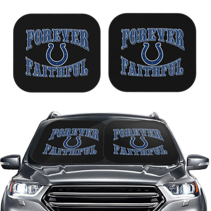 Indianapolis Colts Car front windshield sunshade UV resistant sunshade foldable