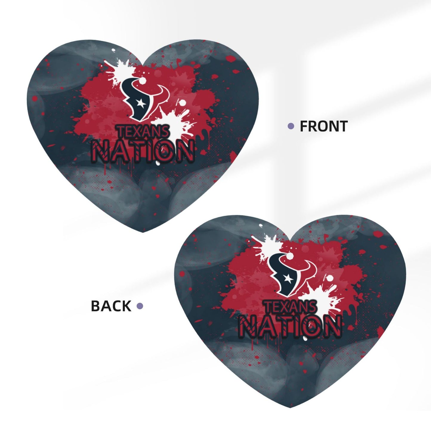 4-pcs Houston Texans Car Air Fresheners Cards Set car aromatherapy tablets