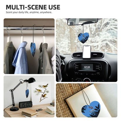4pcs- Tennessee Titans blue car aromatherapy tablets Car Air Fresheners Cards Set