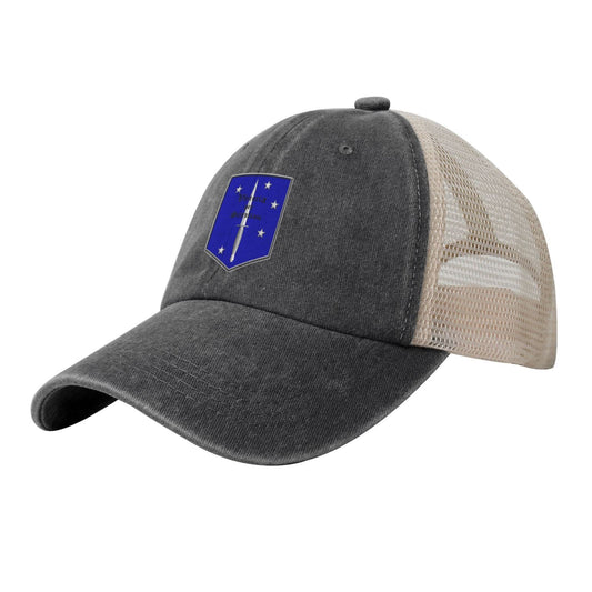 MSOS Insignia Printed unisex baseball cap adjustable grid baseball cap veteran gift