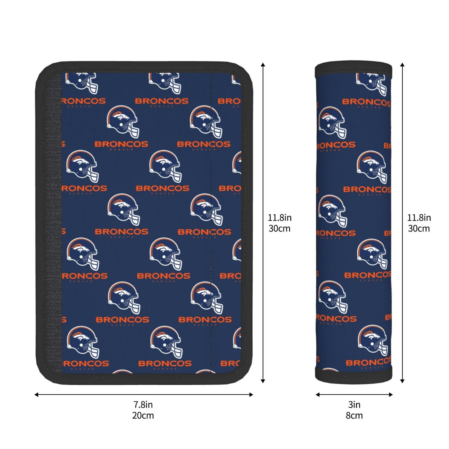 Denver Broncos Car seat belt shoulder strap UNISEX seat belt protective cover