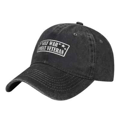 ULF WAR COMBAT VETERAN Printed unisex baseball cap adjustable cap outdoor sun hats trucker hat