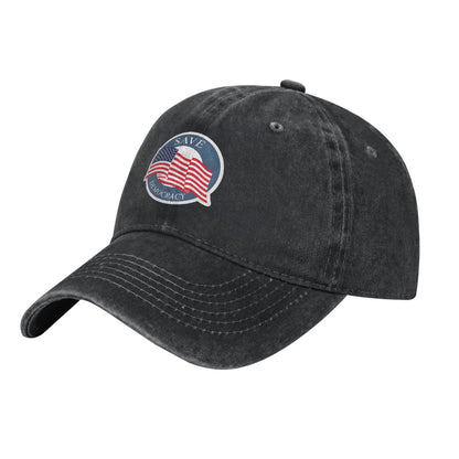 Save Democracy (4) Printed unisex baseball cap adjustable cap outdoor sun hats trucker hat
