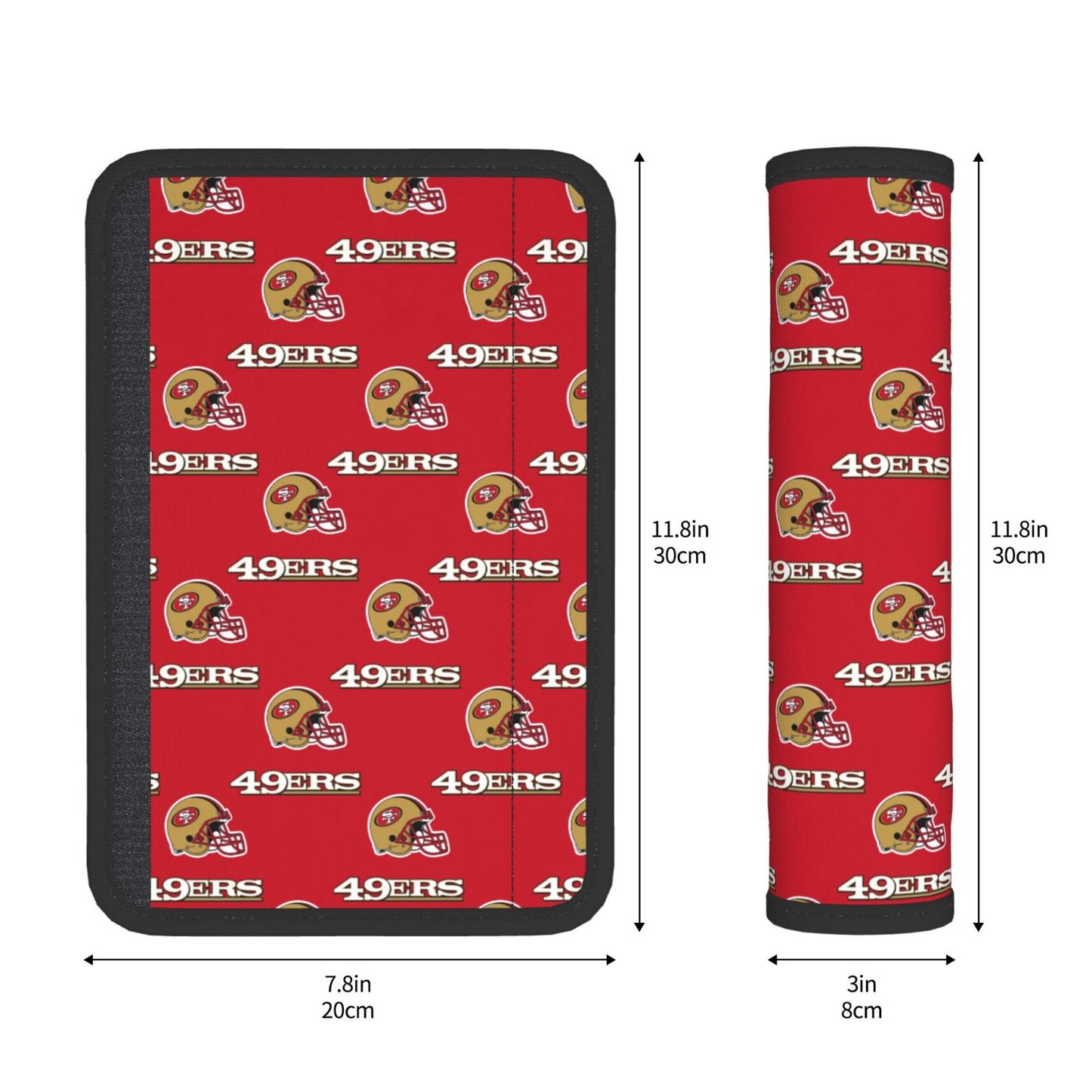 San Francisco 49ers Car seat belt shoulder strap adult seat belt protective cover