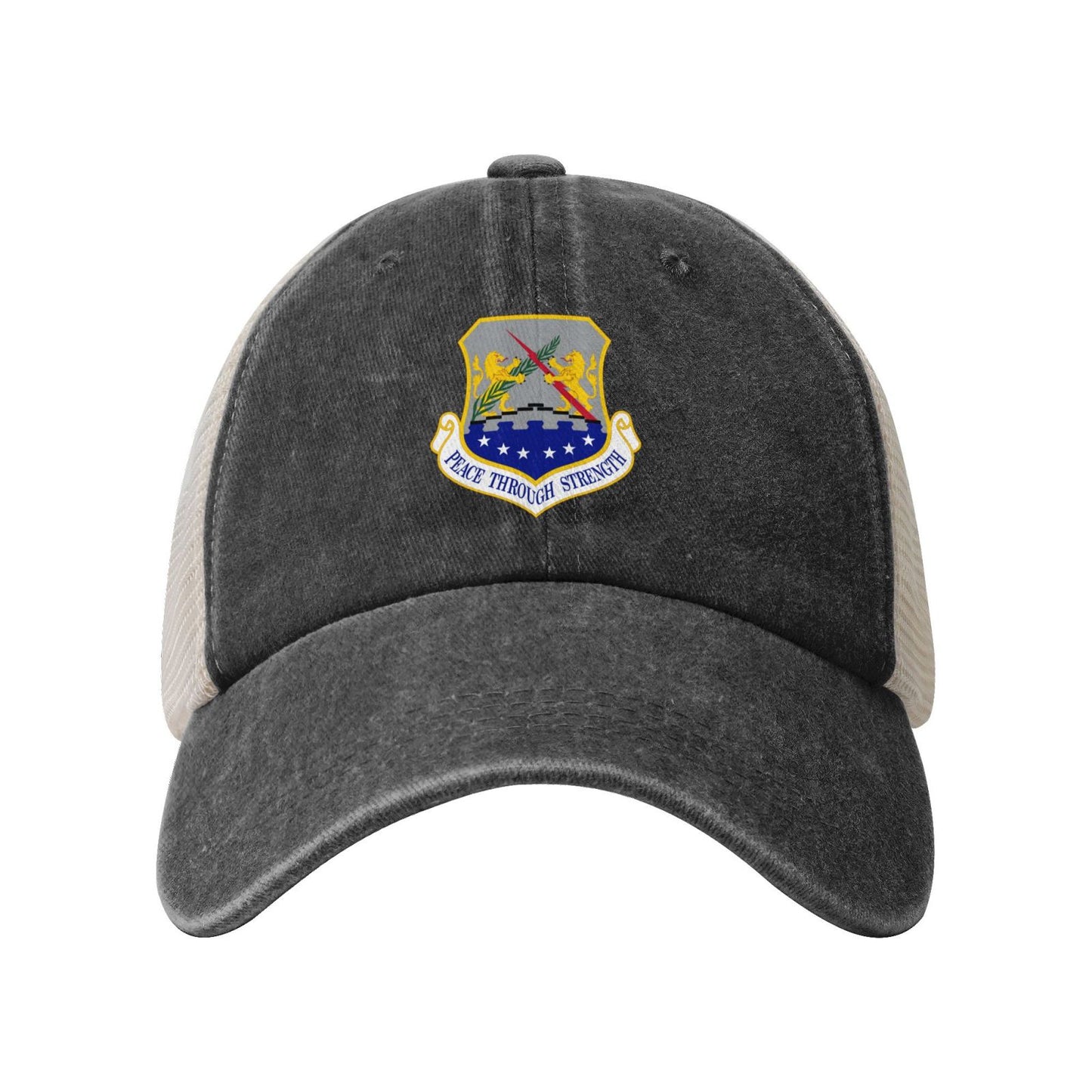 100th Air Refueling Wing Printed unisex baseball cap adjustable grid baseball cap veteran gift