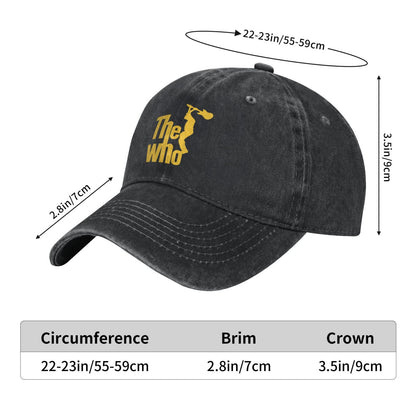 The Who Printed unisex baseball cap adjustable cap outdoor trucker hat veterans Gifts