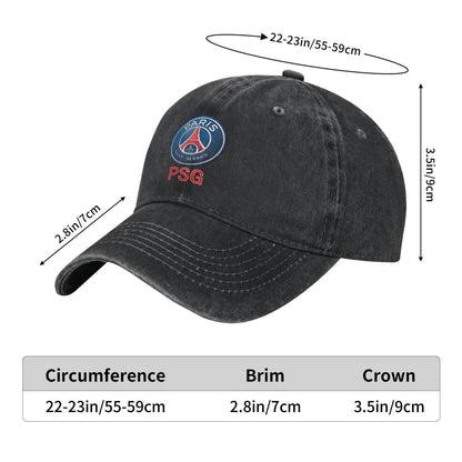 PSG Logo Prints Printed unisex baseball cap adjustable cap outdoor sun hats trucker hat