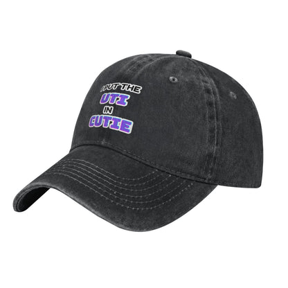 I Put The Uti In Cutie Printed unisex baseball cap outdoor hats adjustable cap trucker gift hat
