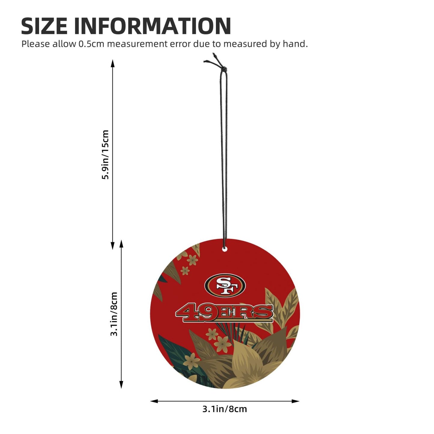 4pcs- San Francisco 49ers car aromatherapy tablets Car Air Fresheners Cards Set