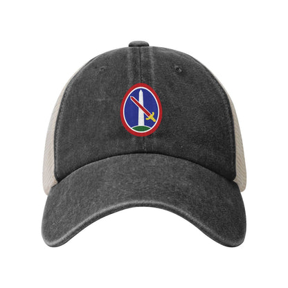USA Military District Of Washington CSIB Printed unisex baseball cap adjustable grid baseball cap veteran gift