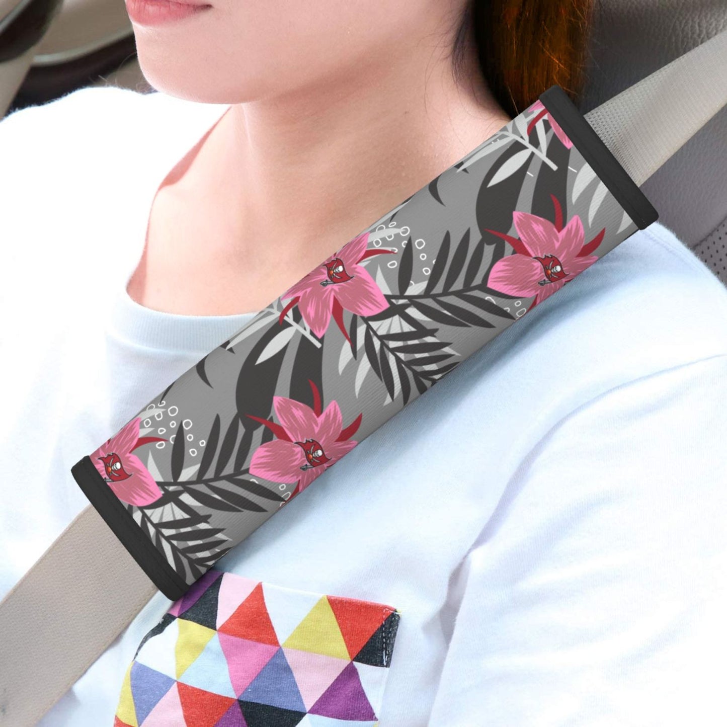 Tampa Bay Buccaneers Adult seat belt protection cover Car seat belt protection cover
