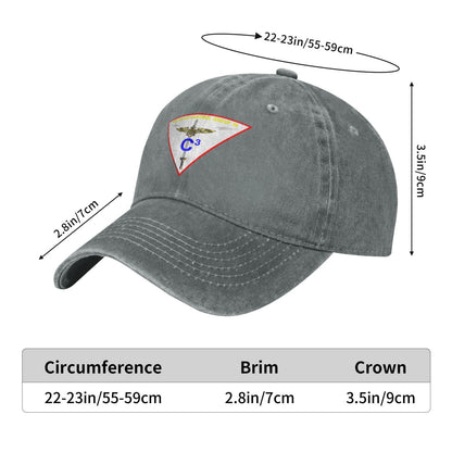 MACG 38 Insignia Printed unisex baseball cap adjustable cap veteran gift