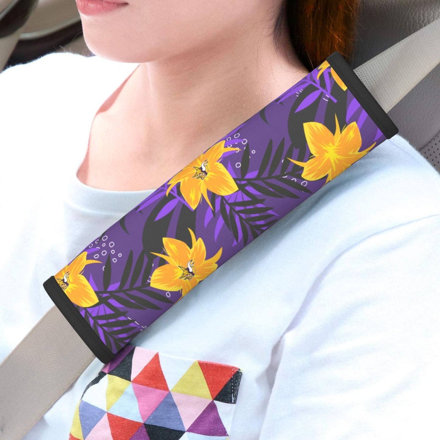 Minnesota Vikings Car seat belt protection cover Adult seat belt protection cover